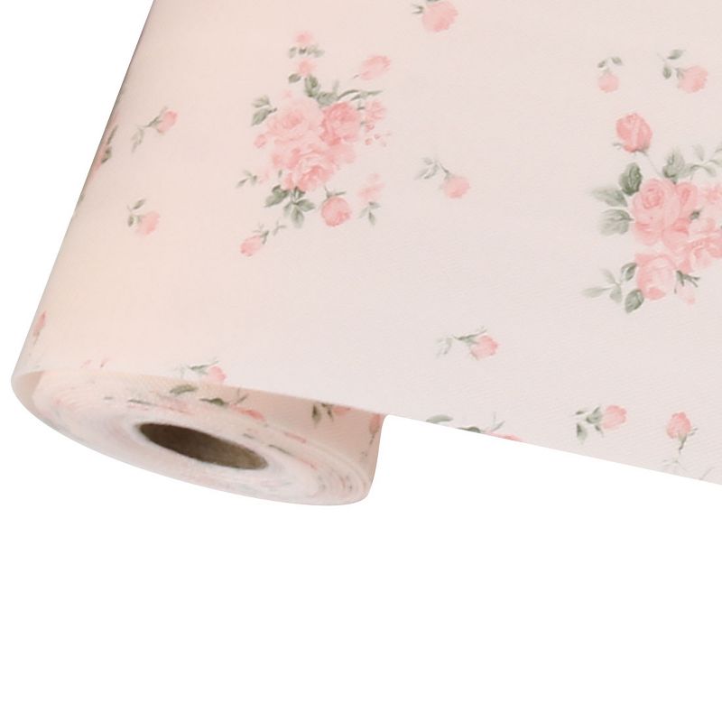 Unique Bargains Non Adhesive Rose Pattern Kitchen Table Cabinet Shelf Drawer Liner, 3 of 5