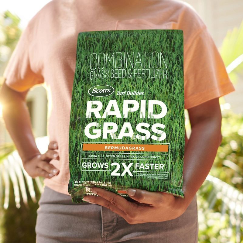 Scotts Turf Builder Rapid Grass Bermudagrass Mix - 4lb, 4 of 5