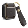 Valor MyBat Pro Leather Armor Series Case Compatible With Apple AirPods with Wireless Charging Case - Black / Black - image 4 of 4