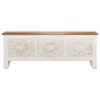 vidaXL Storage Box 43.3"x11.8"x15.7" Solid Acacia Wood - 2 of 4