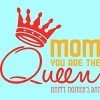 Women's Design By Humans Mother's Day Mom You Are The Queen By tmsarts Racerback Tank Top - 2 of 2