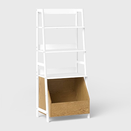 Bly Kids' Bookshelf with Storage White - Pillowfort™