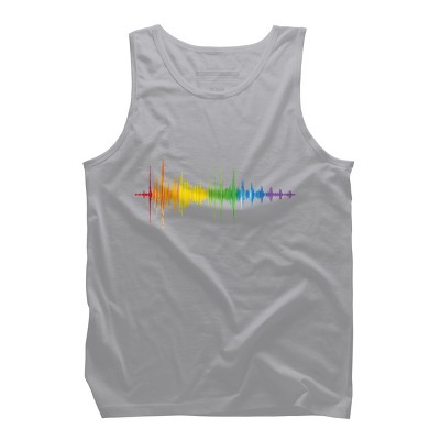 Adult Design By Humans Soundwave Rainbow Pride By Truemilk Tank Top
