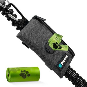 PetAmi Dog Waste Bag Holder for Leash, Puppy Waste Dispenser Walking Travel Camping, Treat Pouch Pet Supplies Must Have - 1 of 4