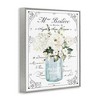 Stupell Industries Vintage Parisian Floral Bouquet White Farmhouse Flowers Framed Giclee Art, Gray, 11" x 14" - 2 of 4