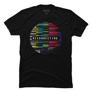 Men's Design By Humans Reconnecting By clingcling T-Shirt - 1 of 4