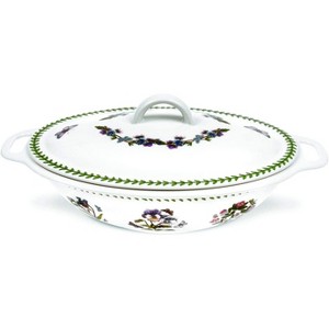 Portmeirion Botanic Garden Covered Oval Casserole Dish - 1 of 4