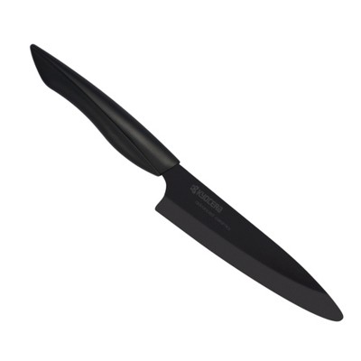 Kyocera Black Z212 Ceramic 5 Inch Slicing Knife with Soft Grip Handle