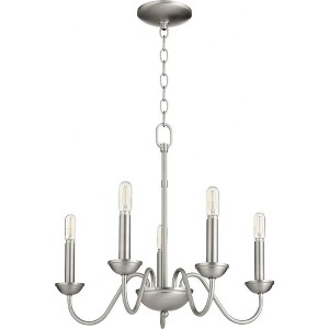 Quorum Lighting 5 - Light Chandelier in  Satin Nickel - 1 of 2