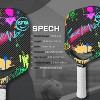 AENKYO Graffiti Carbon Fiber Pickleball Paddle, 16mm PP Core, UV Printed Matte Surface Racquet - Multicolor - 4 of 4