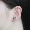 French Bulldog Boston Terrier Stud Earrings Enamel Colorful From the Ginger Lyne Collection - 3 of 4