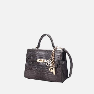 MKF Collection Naomi Vegan Crocodile Leather Women’s Satchel Bag by Mia K - 1 of 4
