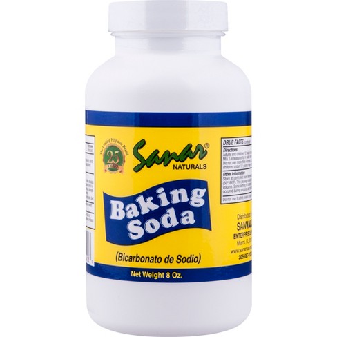 Sanvall Sodium Bicarbonate Antacid Baking Soda – 8oz - image 1 of 3