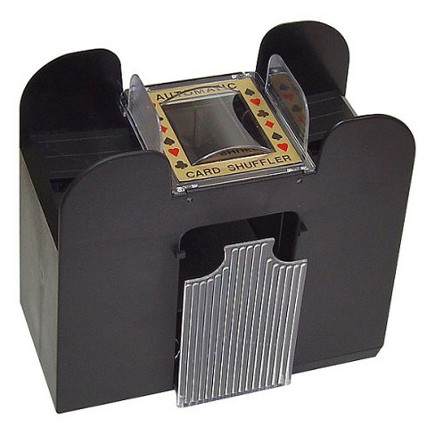 Details about   Playing Shuffling Machine 6-Deck Card Shuffler Plastic Black 6-Deck Casino 