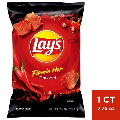 Lay's Flamin' Hot Flavored Potato Chips - 7.75oz