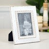 VIP Wood 10.5 in. White 5x7 Photo Frame - 2 of 4