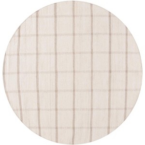 Montauk MTK322 Hand Woven Indoor Area Rug - Ivory/Beige - 6'x6'- Safavieh - 1 of 3