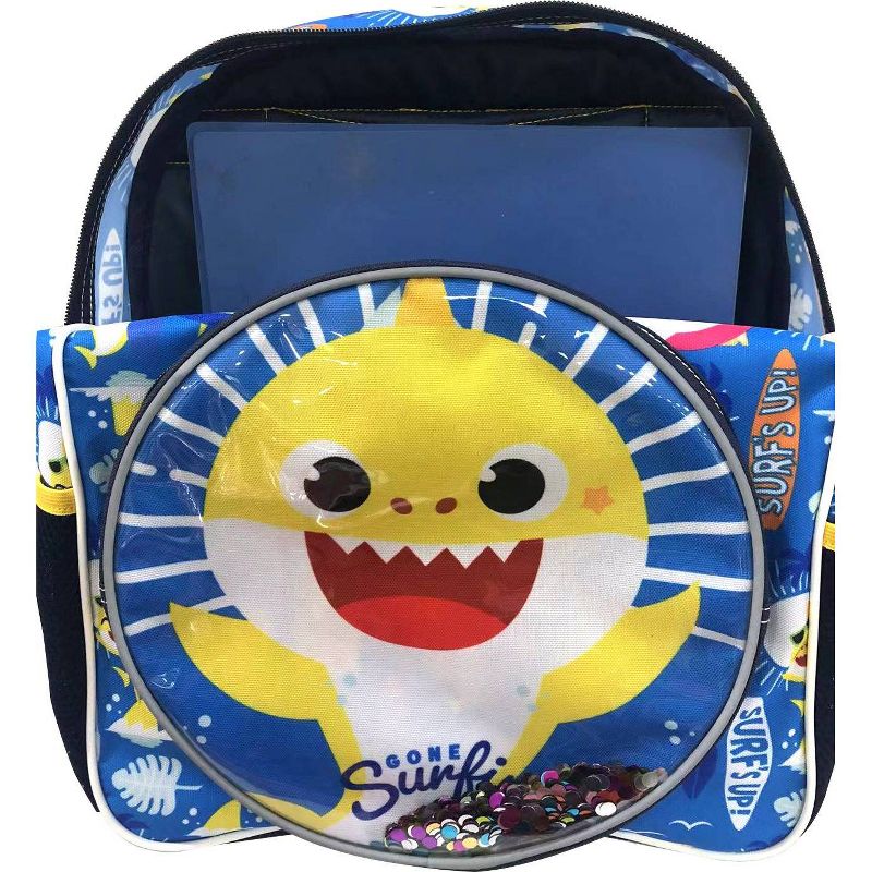 Kids&#39; Discovery Baby Shark Mini 14&#34; Backpack - Blue, 6 of 10