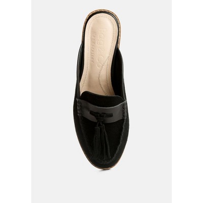 Женские сабо Rag & Co Edmanda Tassle Detail Leather Mules 5 — фото 6
