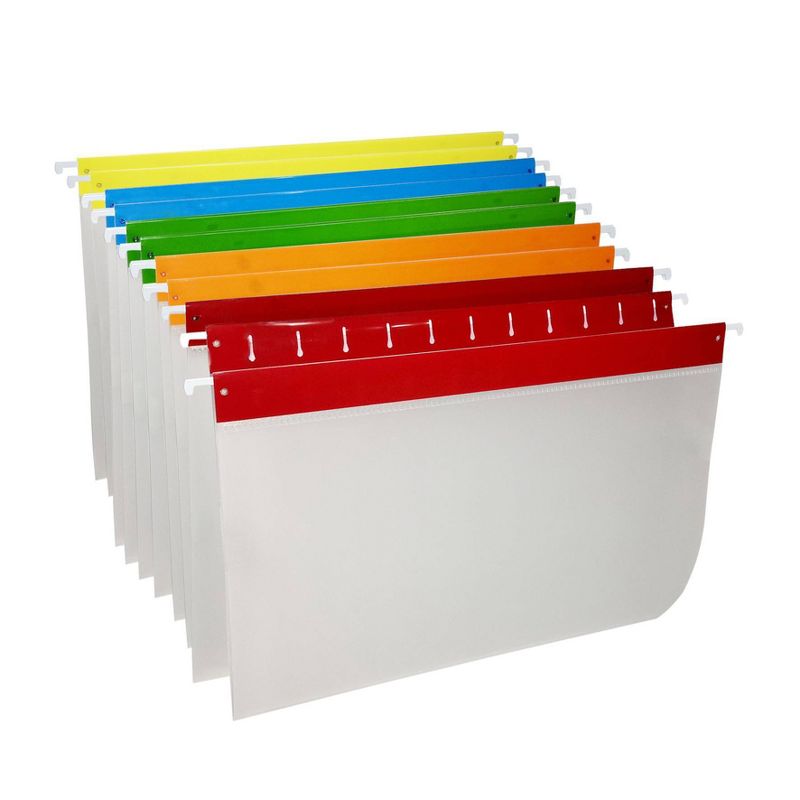10ct Hanging File Folders Letter Size Multicolor - up &#38; up&#8482;, 2 of 6