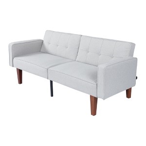 IULULU Sofa Bed, Convertible Memory Foam Futon  Couch for Living Room - 1 of 4