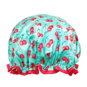 Wrapables Reusable Women's Waterproof Shower Caps for Long Hair - 1 of 4