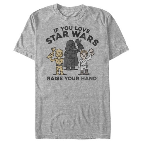 Men's Star Wars Raise Your Hand Cartoon T-Shirt - image 1 of 4