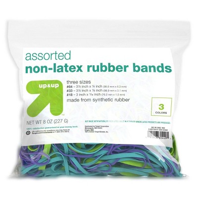 Jam Paper Colored Rubber Bands #16 100/pack (33316rbbl) : Target