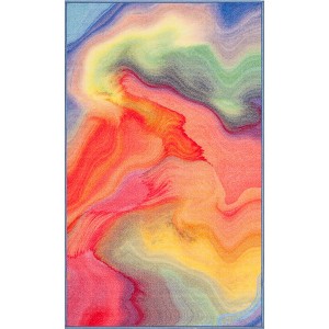 Paint Brush PTB123 Machine Washable Skid Resistant Power Loomed Indoor Rugs - Safavieh - 1 of 4