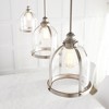 Quorum Lighting Banded Dome 1 - Light Pendant in  Satin Nickel - 2 of 3