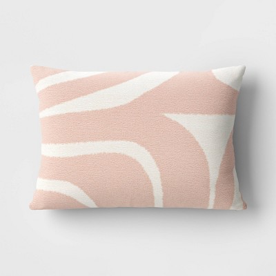 Linework Jacquard Lumbar Throw Pillow - Threshold™
