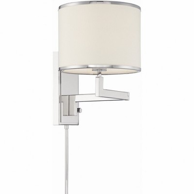 Crystorama Lighting Madison 1 - Light Swing Arm Lamp in  Polished Nickel