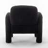 SEYNAR Modern Teddy Upholstered Accent Chair with Tubular Multifunctional Legs for Living Room - 3 of 4