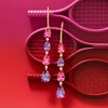 Ross-Simons 8.40 ct. t.w. Pink and White Topaz and 8.00 ct. t.w. Amethyst Drop Earrings in 18kt Gold Over Sterling - 3 of 4