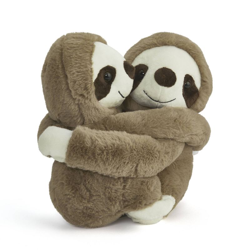 FAO Schwarz 9&#34; Hugging Sloths 2pc Toy Plush, 5 of 9