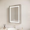 26x20” LED Bathroom Medicine Cabinet, Anti-Fog, Waterproof, Dimmable, Touch Switch, Recessed/Surface Mount - 4 of 4