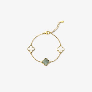 Blake Bracelet Gold Plated Linked by Mia K - 1 of 2