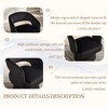 Kumasinova 360° Swivel Barrel Chair,Velvet Modern Accent Chair with Arm,Comfy Reading Chair for Living Room & Bedroom,Reception Room - 4 of 4