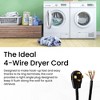 GoGreen Power (GG-27306) 6ft 4-Wire Dryer Cord, 30 Amps, 6 Ft - 4 of 4