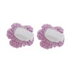 Unique Bargains Yarn Flower Shoelace Charms 1 Pair - 4 of 4