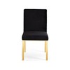 Meridian Furniture,Opal Velvet Dining Chair, Set of 2 - 3 of 4