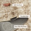 Short Pile Washable Area Rug - Boho Vintage Living Room & Bedroom Rug, Non-Slip, Machine Washable - 3 of 4