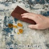coucheta Washable Area Rug, Multi-size Abstract Soft Non-Shedding Low Pile Rubber Backed Non Slip Carpet, for Living Room, Bedroom, Dining Room - 4 of 4