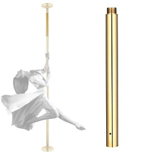 Yescom 500mm Steel Dancing Pole Extension for 45 mm Spinning Pole Home Club Gold - 1 of 4