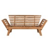 YOOCOZZ Wooden Patio Adjustable Daybed Sofa with Cushions for Small Places - 4 of 4