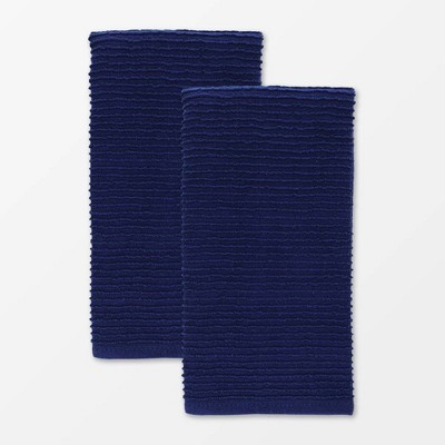 navy kitchen towels