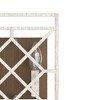Hunter Fans 4" Langwood Wall Light Distressed White Finish - Elegant Indoor Sconce for Traditional & Farmhouse Decor - 4 of 4