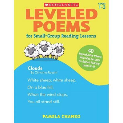 Leveled Poems for Small-Group Reading Lessons - by  Pamela Chanko (Paperback)