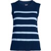 Lands' End Women's Drifter Cotton Easy Crew Neck Vest Sweater - 3 of 4