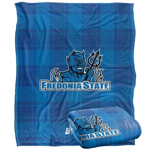 Fredonia State University Campus Plaid Spirit Silky Touch Super Soft Throw Blanket 50x60 - 1 of 4
